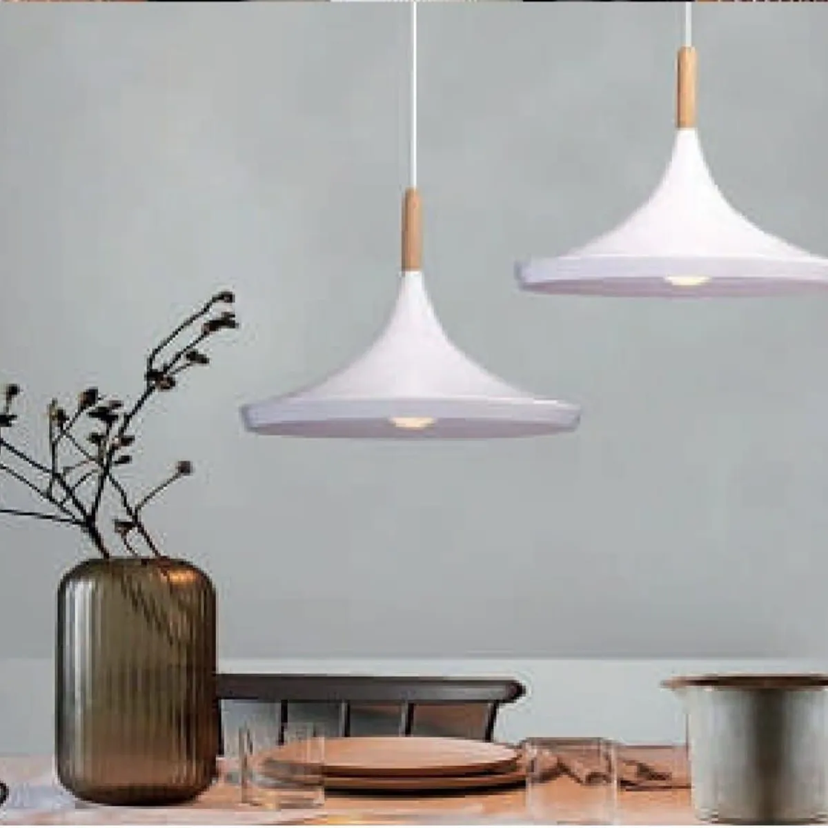 GENERICO - Lámpara de techo colgante andaluz blanco