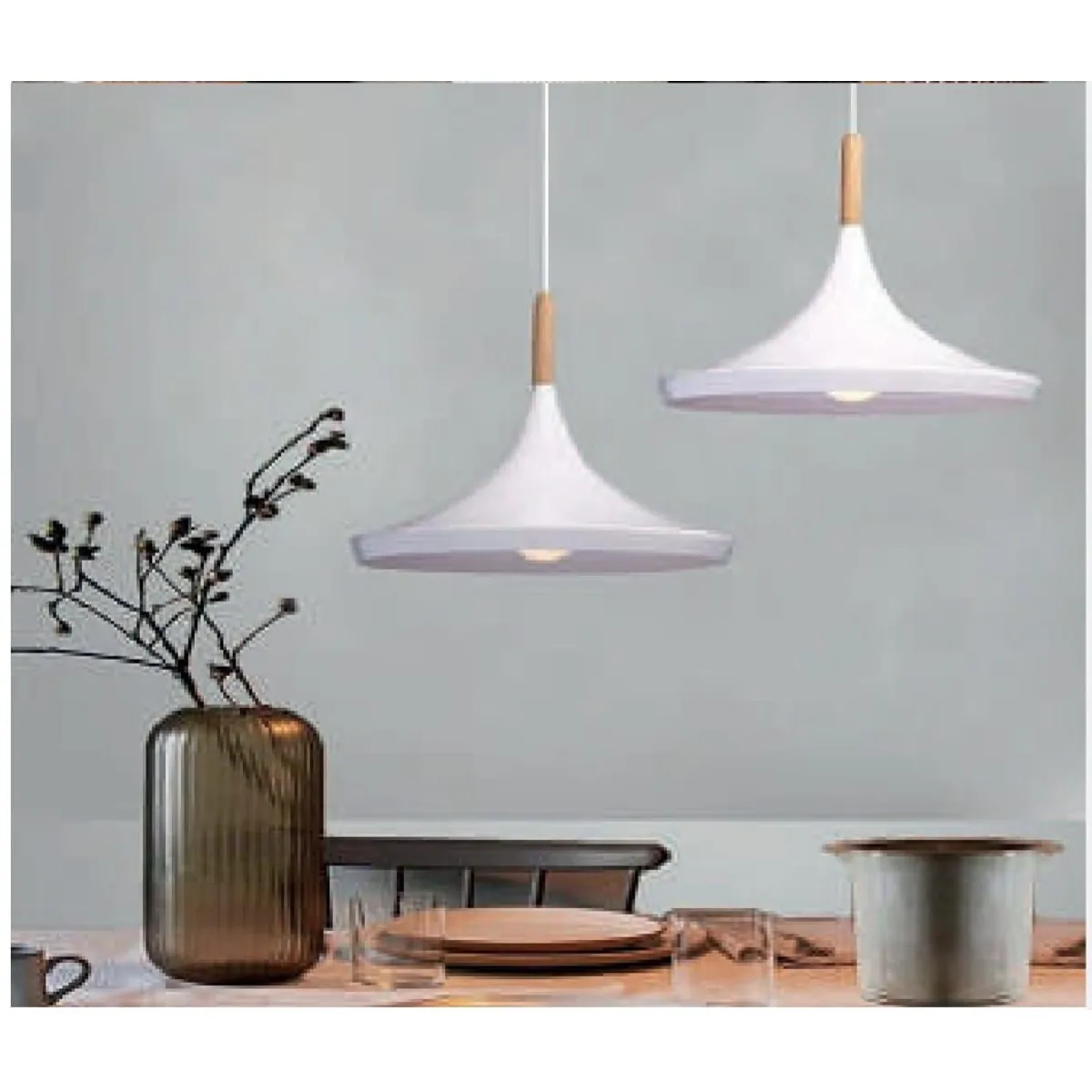 GENERICO - Lámpara de techo colgante andaluz blanco