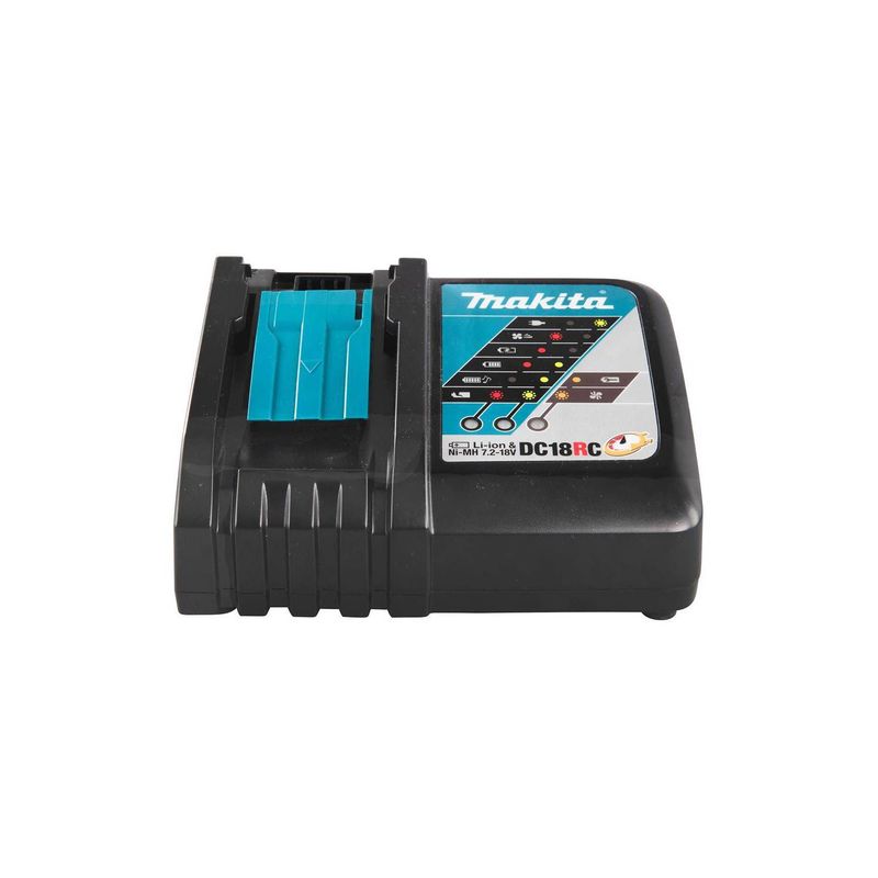 MAKITA - Cargador Rápido para Batería de Ion de Litio 18V LXT Makita DC18RC