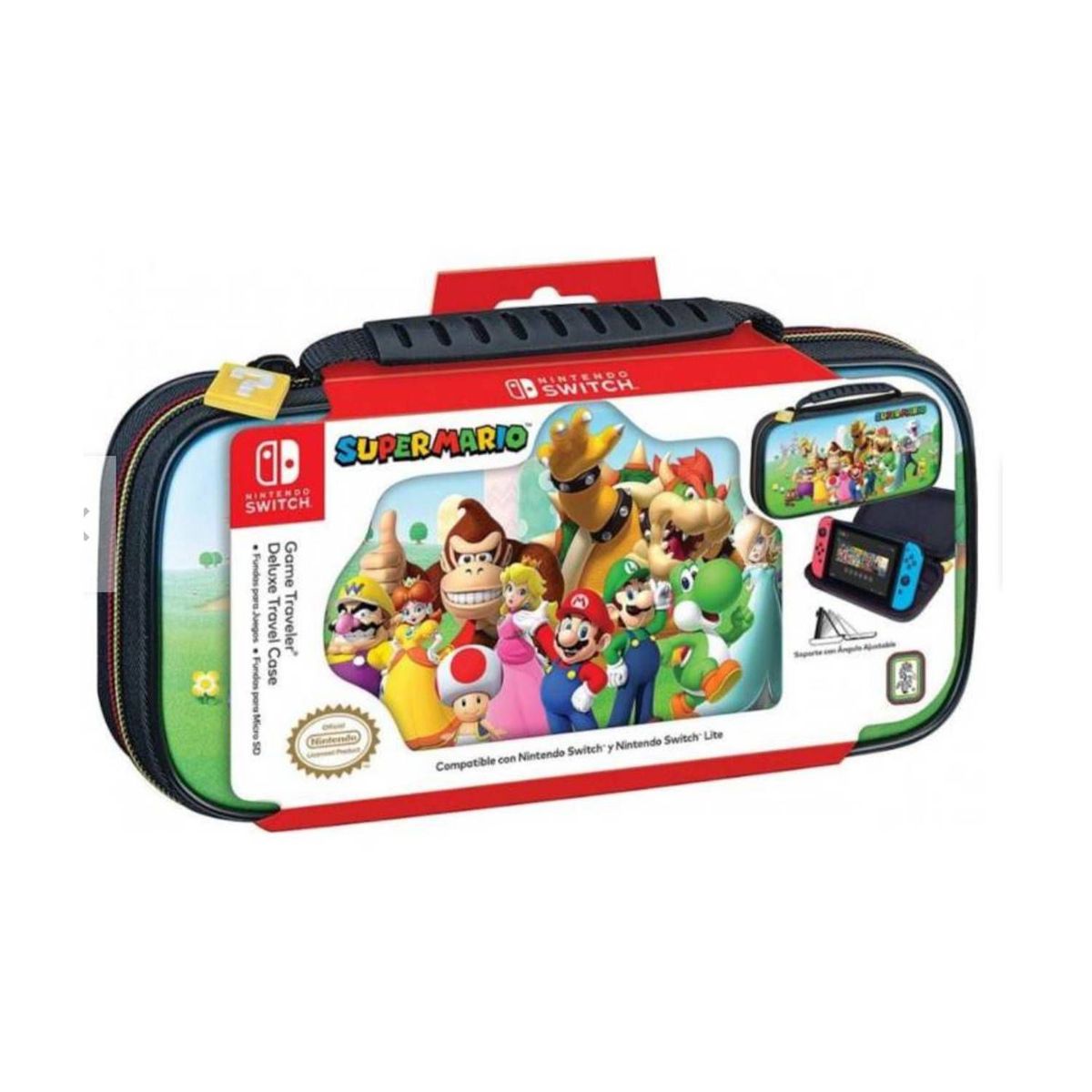 NINTENDO - Estuche Game Traveler Deluxe Super Mario Color