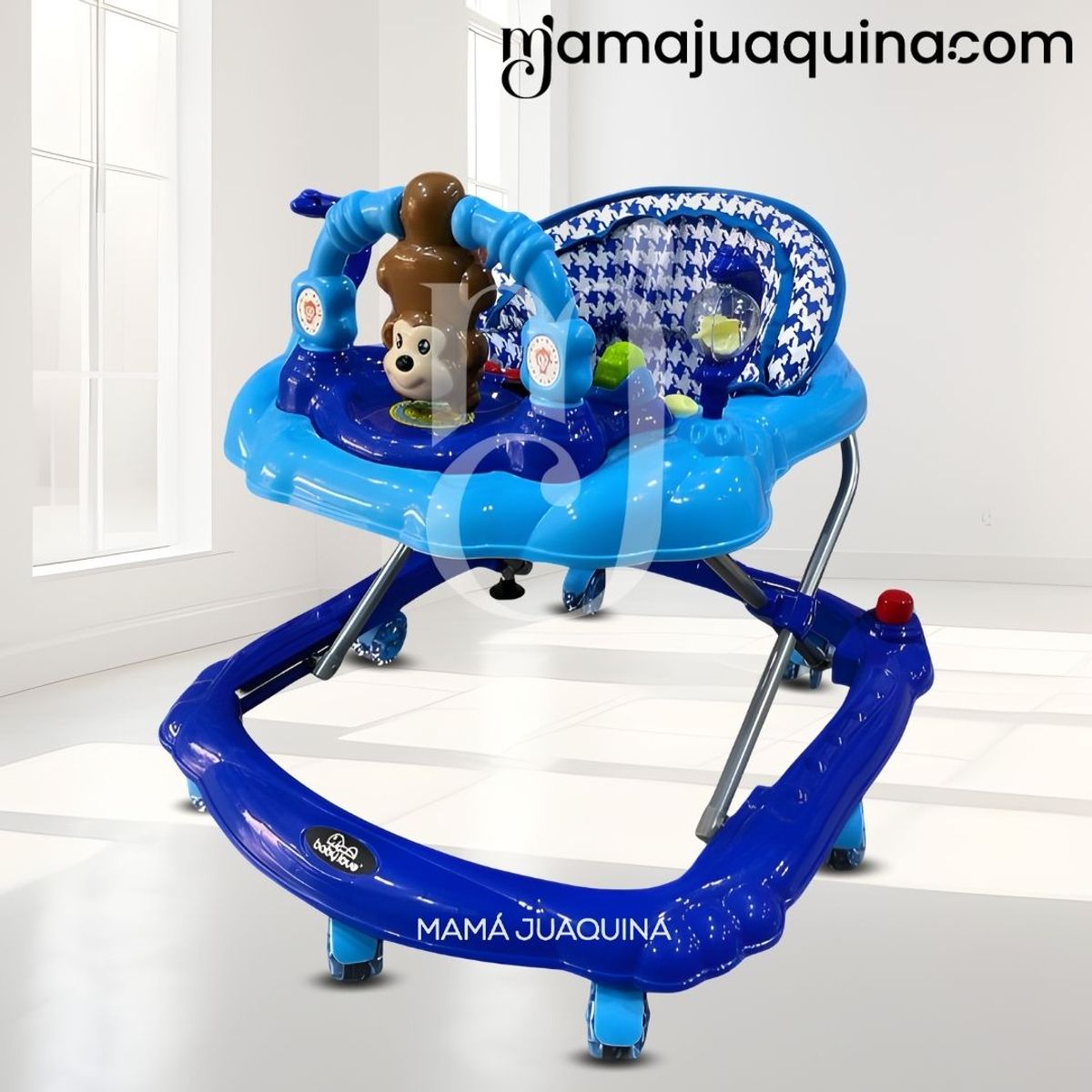 CONFORT - Andador con Tablero Musical «MONKY» Blue
