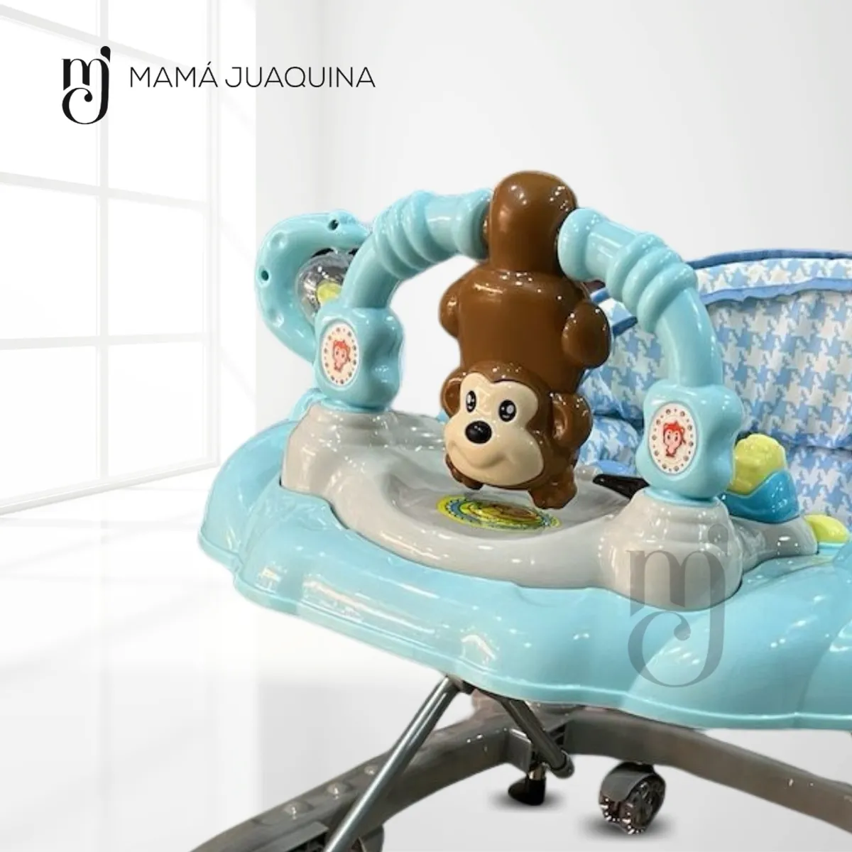 CONFORT - Andador con Tablero Musical «MONKY» Gray