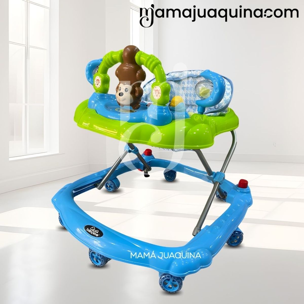 CONFORT - Andador con Tablero Musical «MONKY» Light Blue