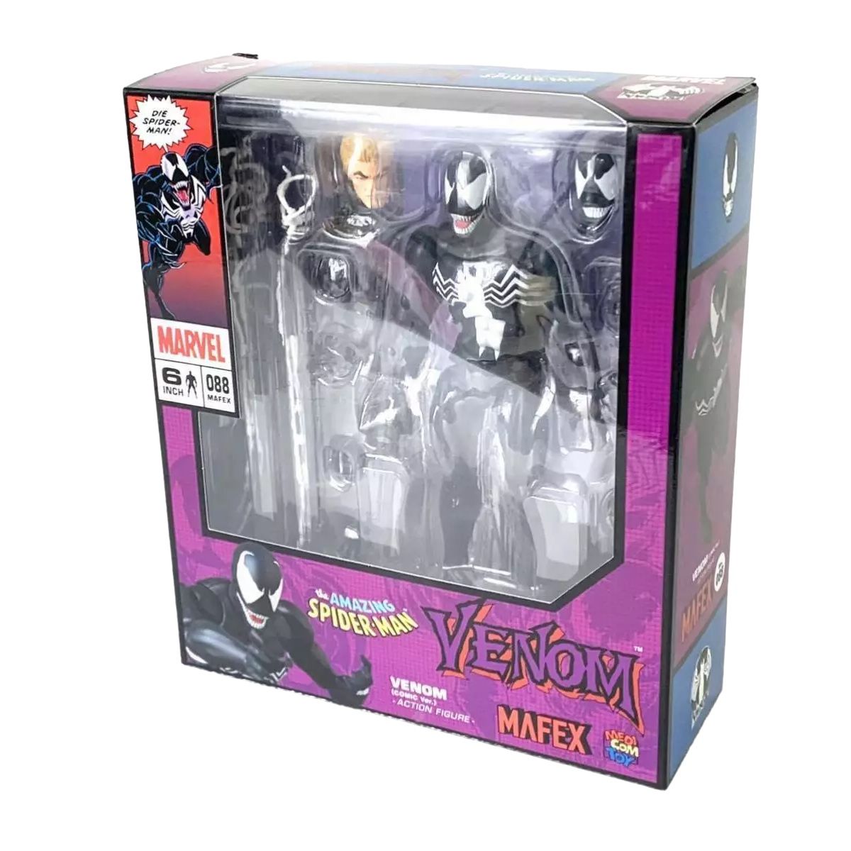 MARVEL - Figura Marvel Mafex 088 Venom Comic Ver Spider-man