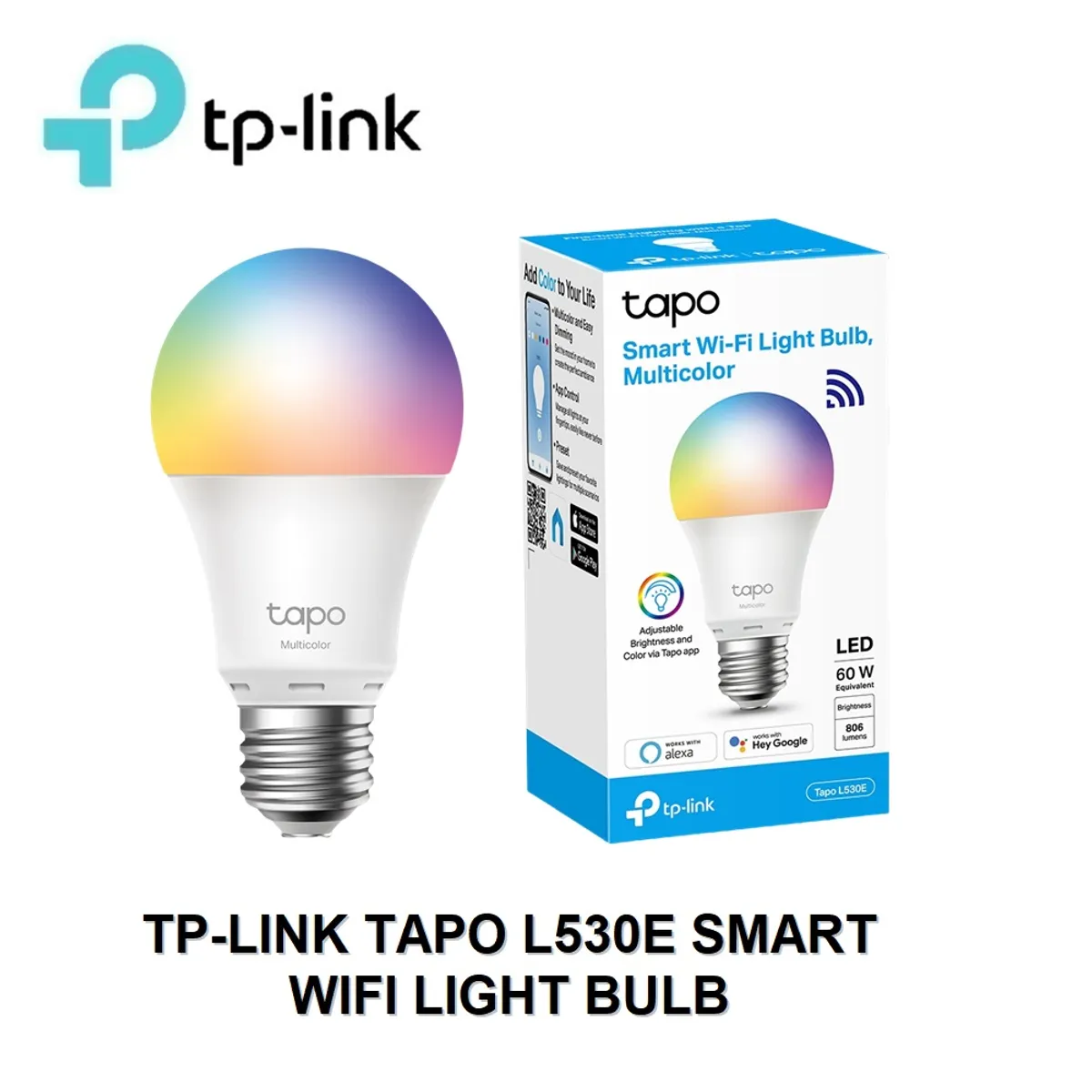 TP LINK - FOCO INTELIGENTE WIFI TAPO L530E - BLANCA CALIDA Y RGB