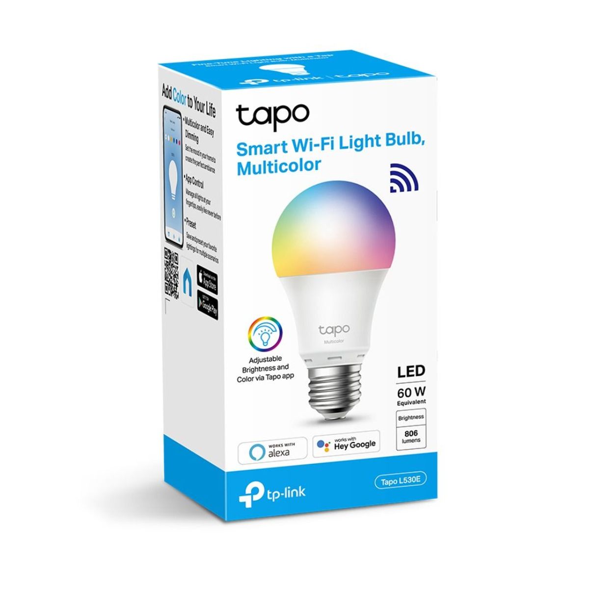 TP LINK - FOCO INTELIGENTE WIFI TAPO L530E - BLANCA CALIDA Y RGB