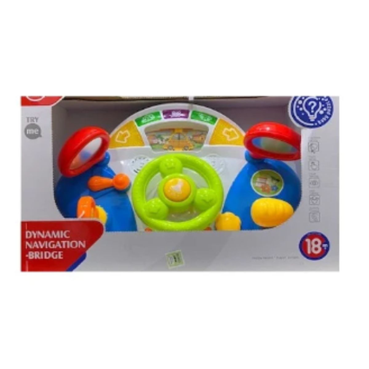 GENERICO - Volante Multifuncional con Timón incluye Luces y Sonidos