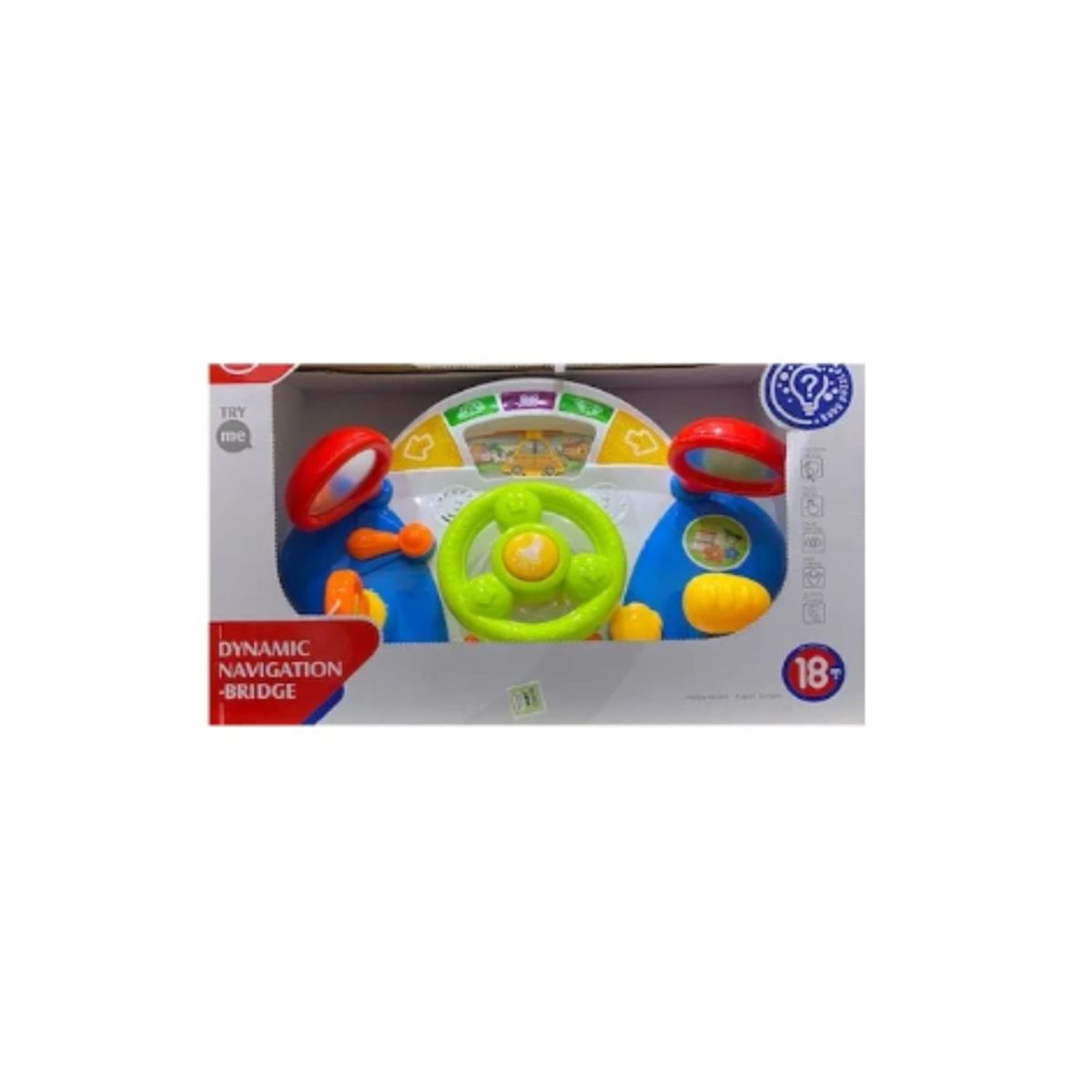 GENERICO - Volante Multifuncional con Timón incluye Luces y Sonidos