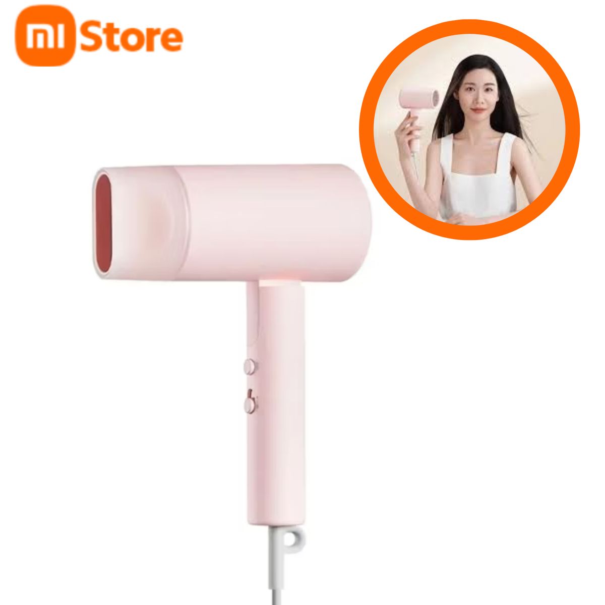 XIAOMI - Xiaomi Secador de pelo compacto H101 Rosa