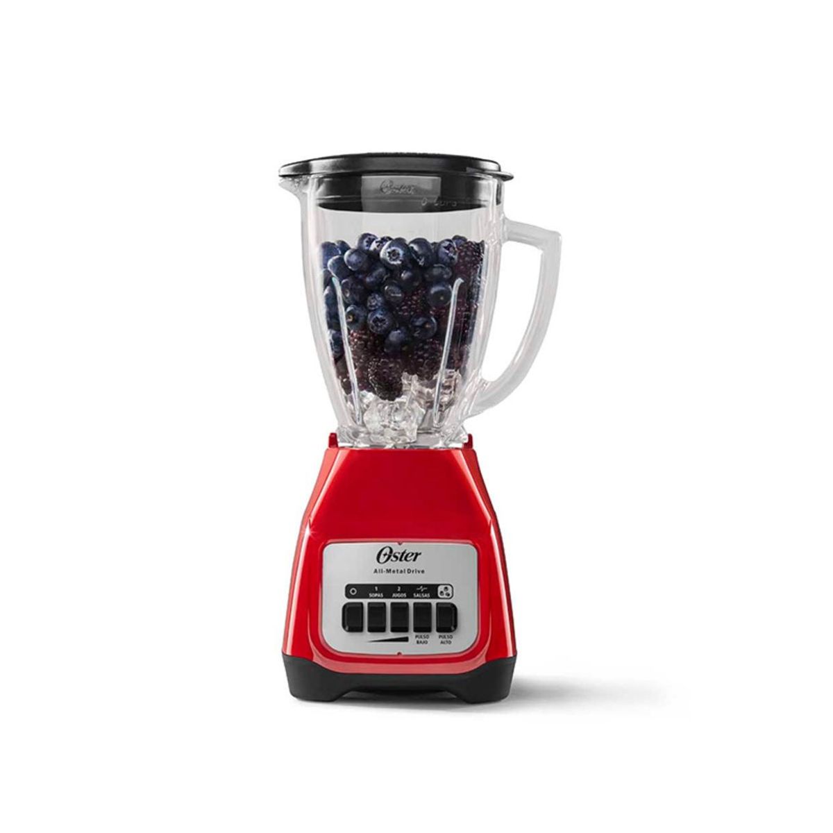 OSTER - La Oster Licuadora 1.5 L Roja 2 Velocidades BLSTKAGRPB-053