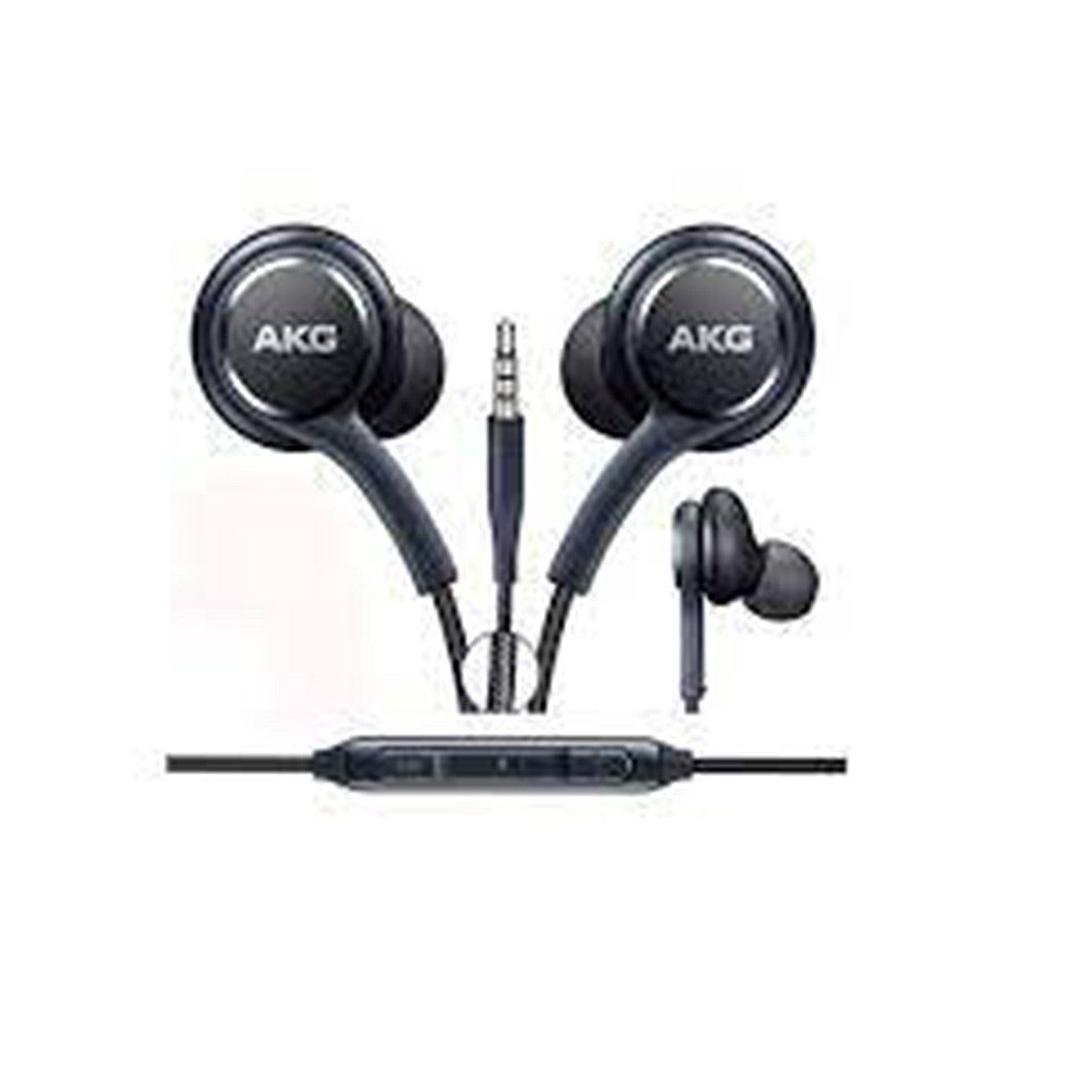 GENERICO - Audífonos AKG con micrófono E0-IA500 para s8 s8 s9 s6 s7 Etc - Negro