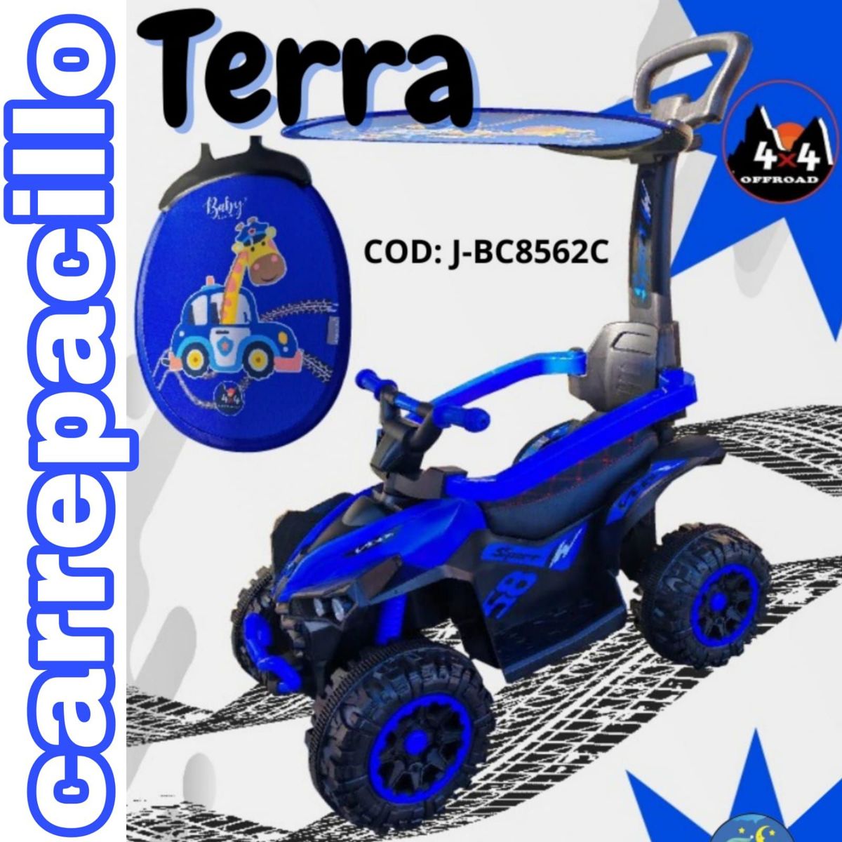 VOYAGE - CORREPASILLOS BUGGUIE TERRA VOYAGE BLUE