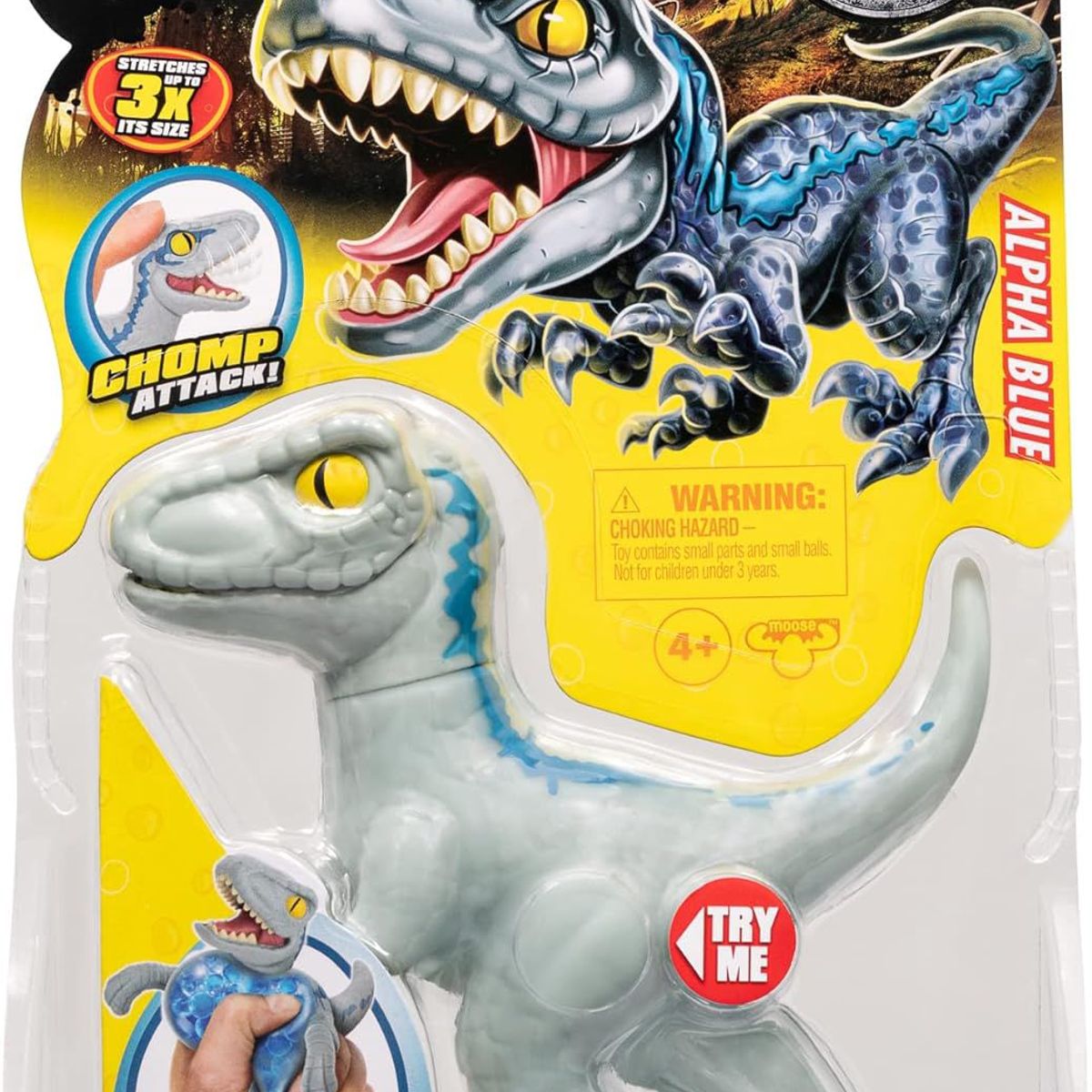 JURASSIC WORLD - Goo Jit Zu - Velociraptor Blue