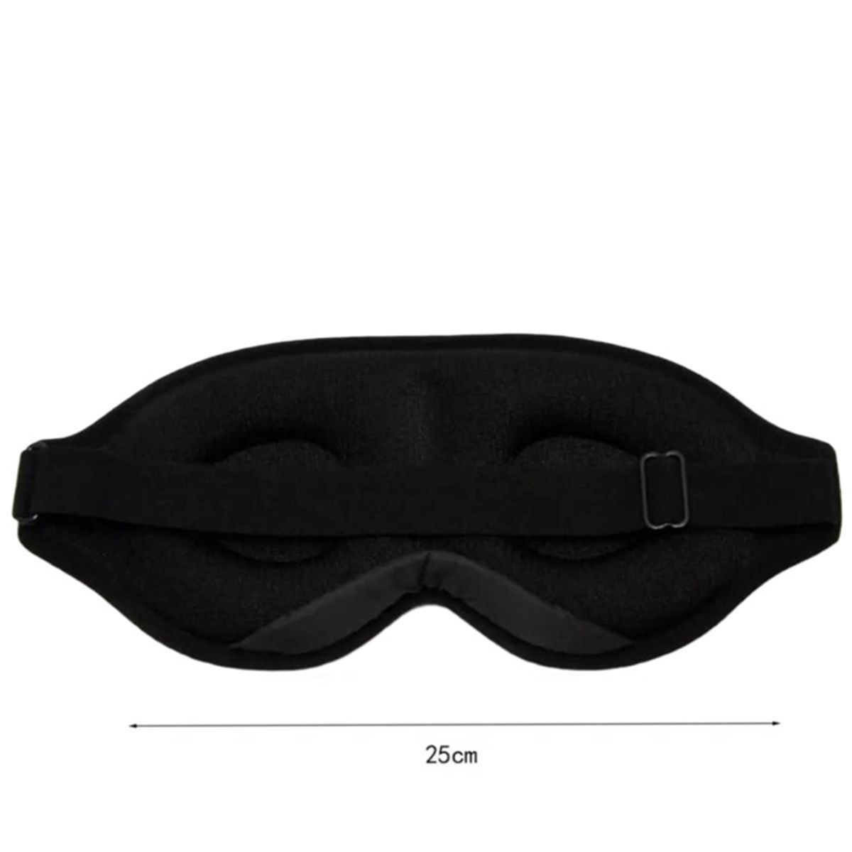 GENERICO - Antifaz 3D Negro para Dormir Bloquea Luz al 100%