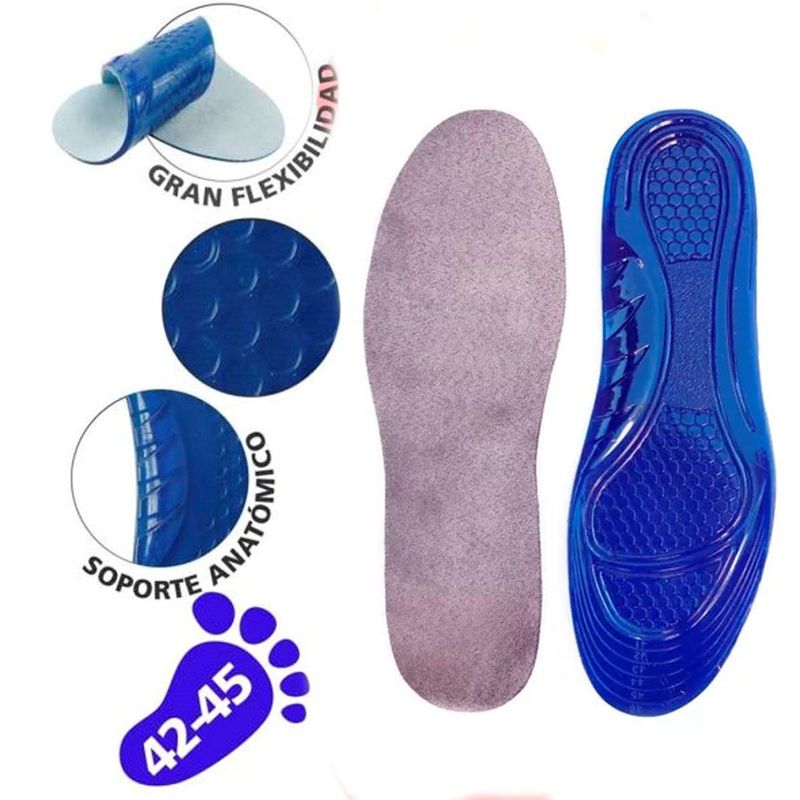 GENERICO - Plantillas Silicona Gel Confort Deportivas