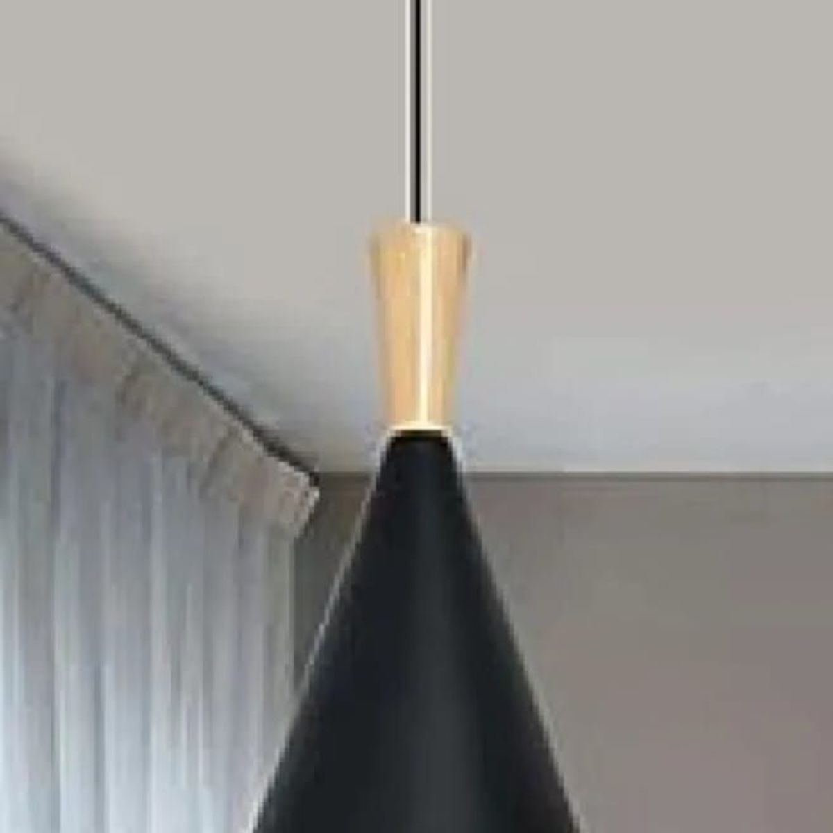 GENERICO - Lámpara de techo colgante bilbao negro