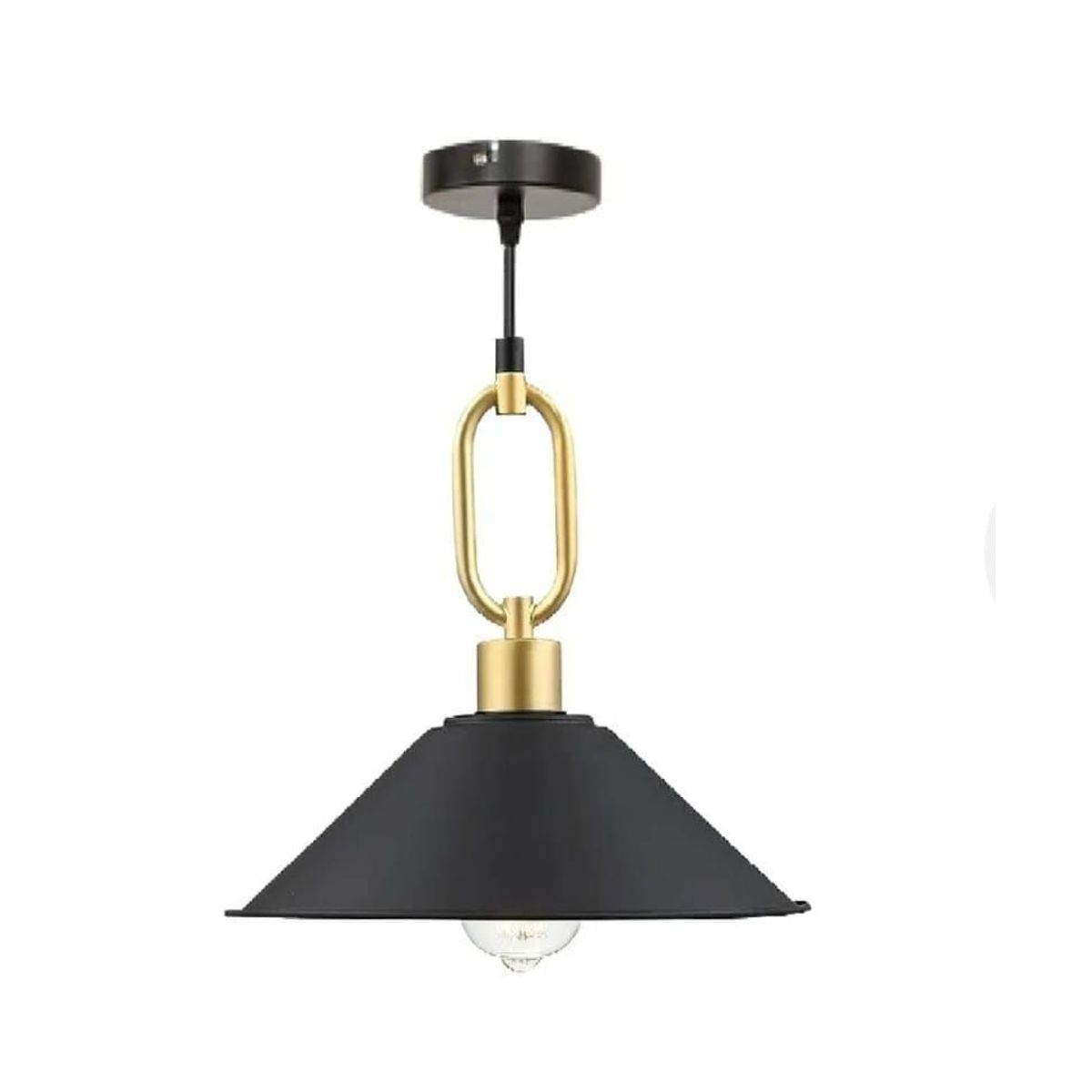 GENERICO - Lámpara de techo colgante varsovia negro