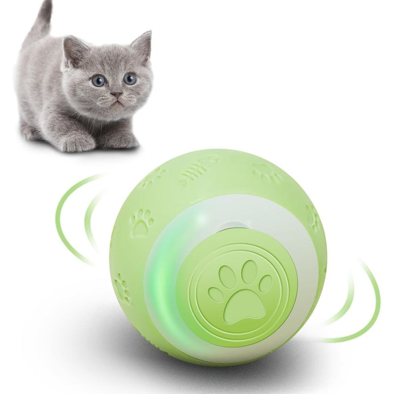 IMPORTADO MC - Pelota Inteligente para Gatos Juguete Interactivo Catnip