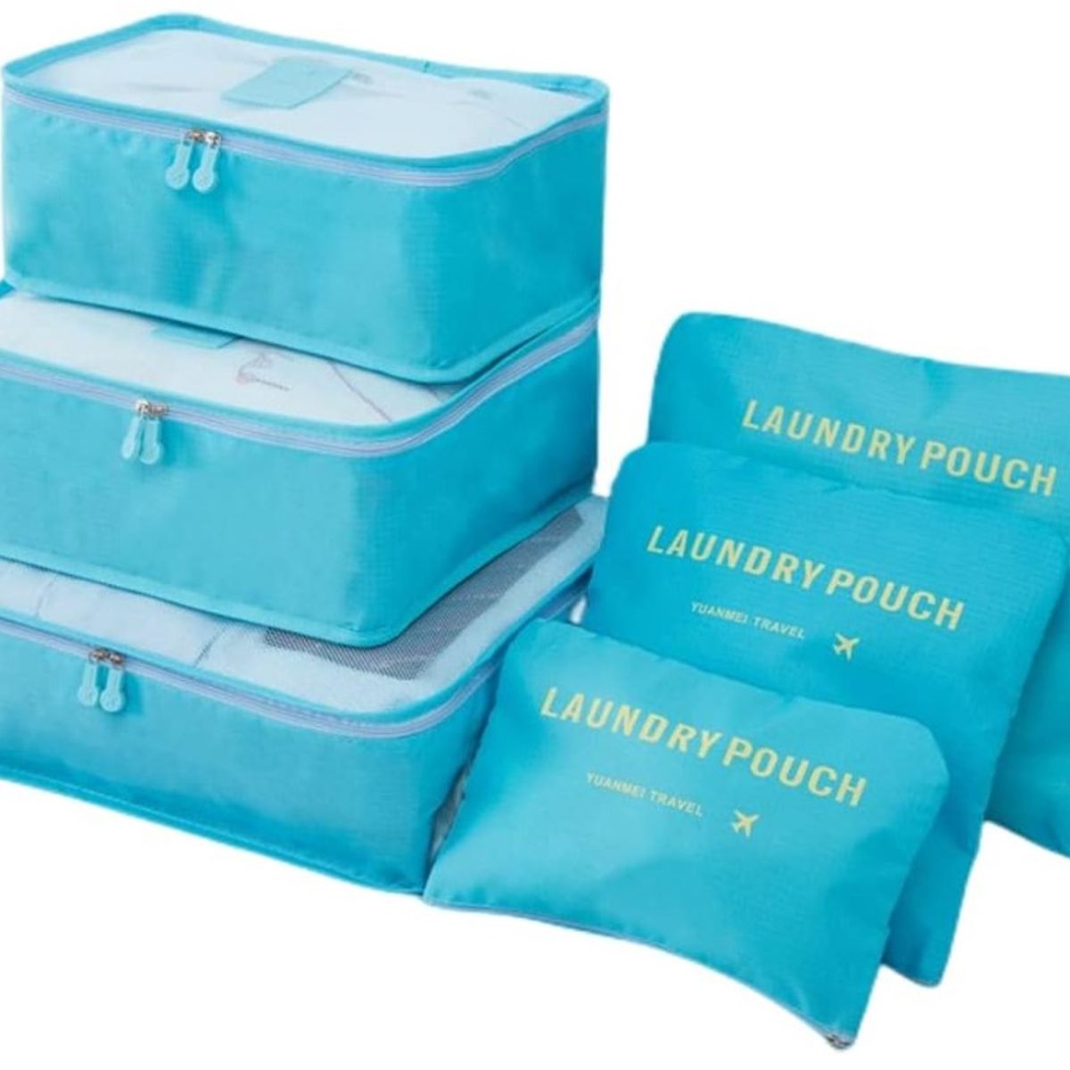 GENERICO - Kit Organizador de Viaje X 6 Pzs.