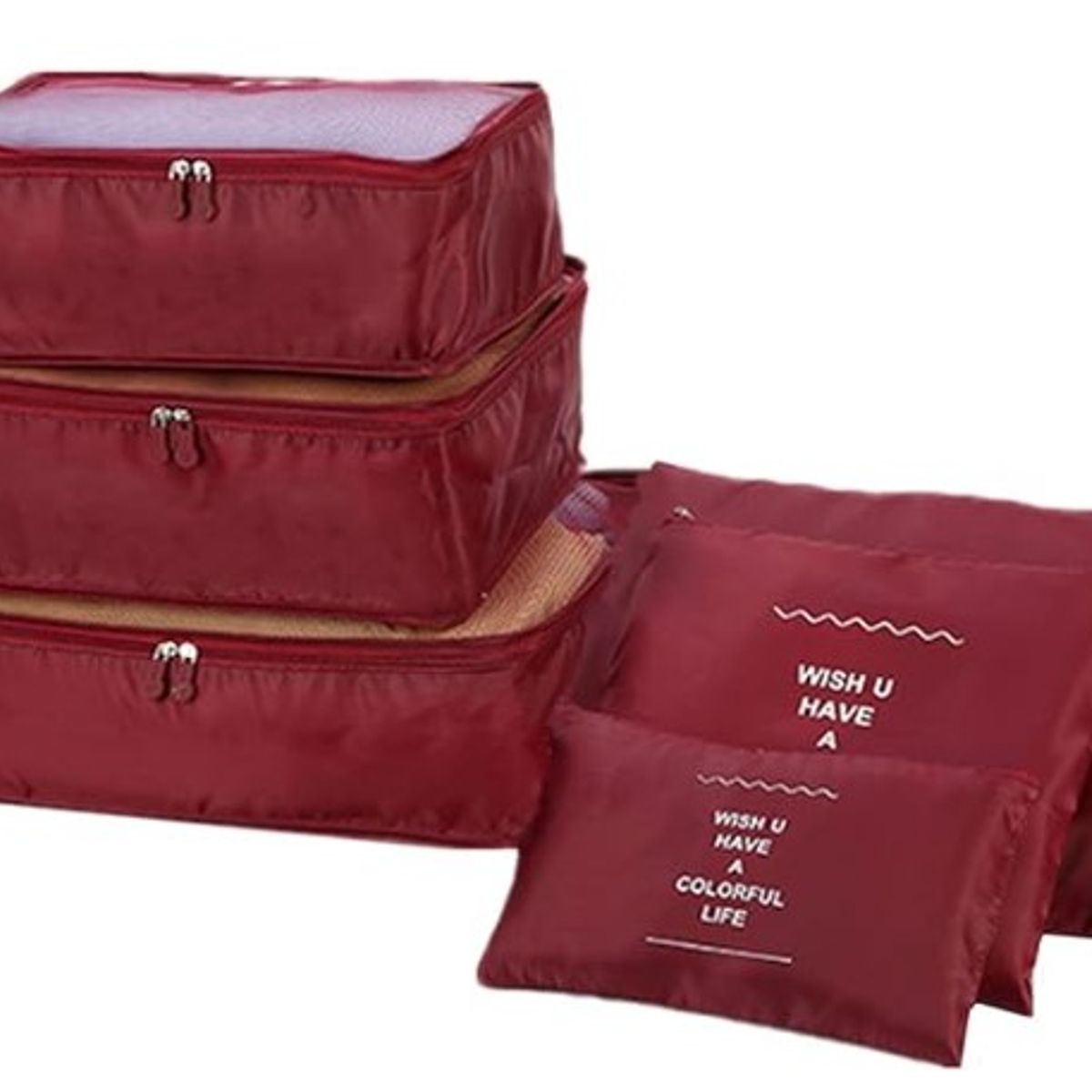 GENERICO - Kit Organizador de Viaje X 6 Pzs.