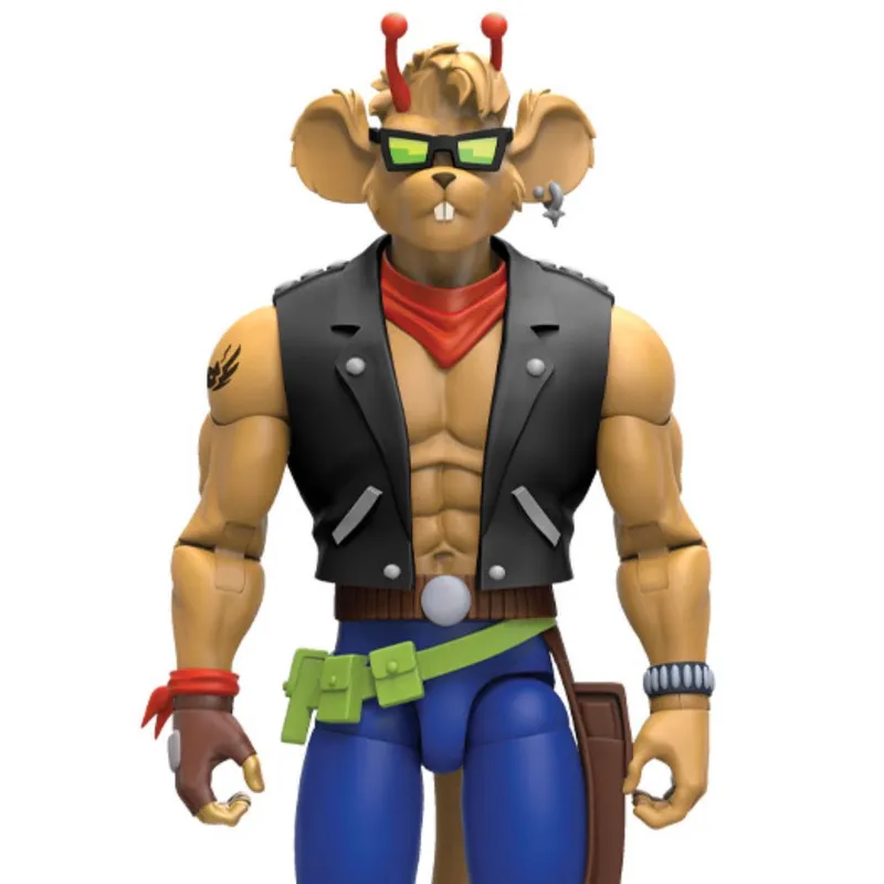 KONAMI - Figura Moto Ratones de Martes Biker Mice From Mars Throttle