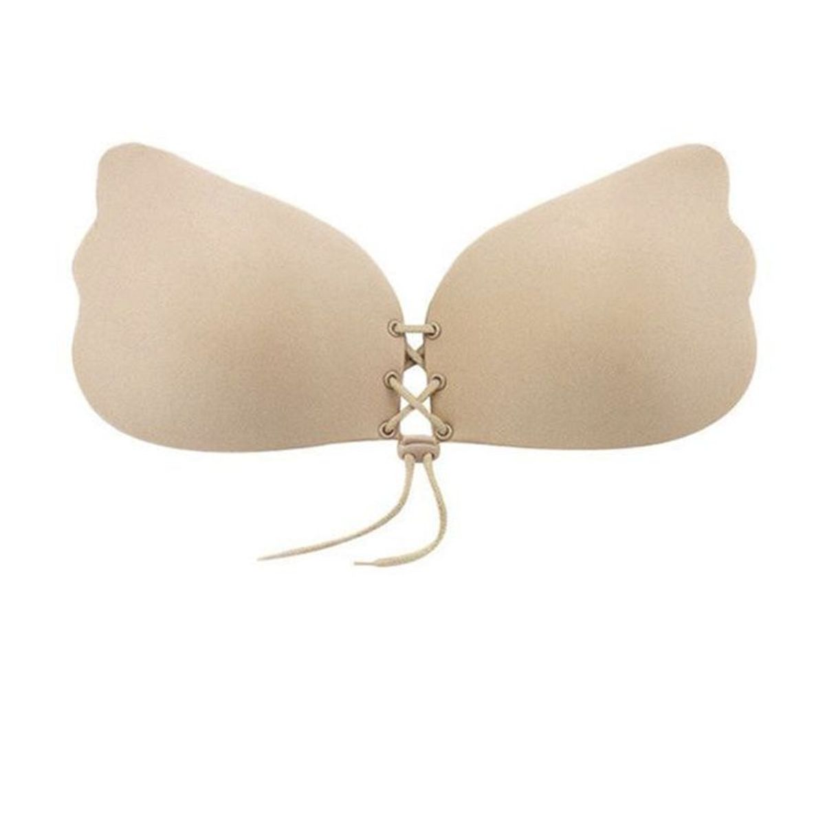GENERICO - Brasiere Levanta Busto Sin Tirantes Beige