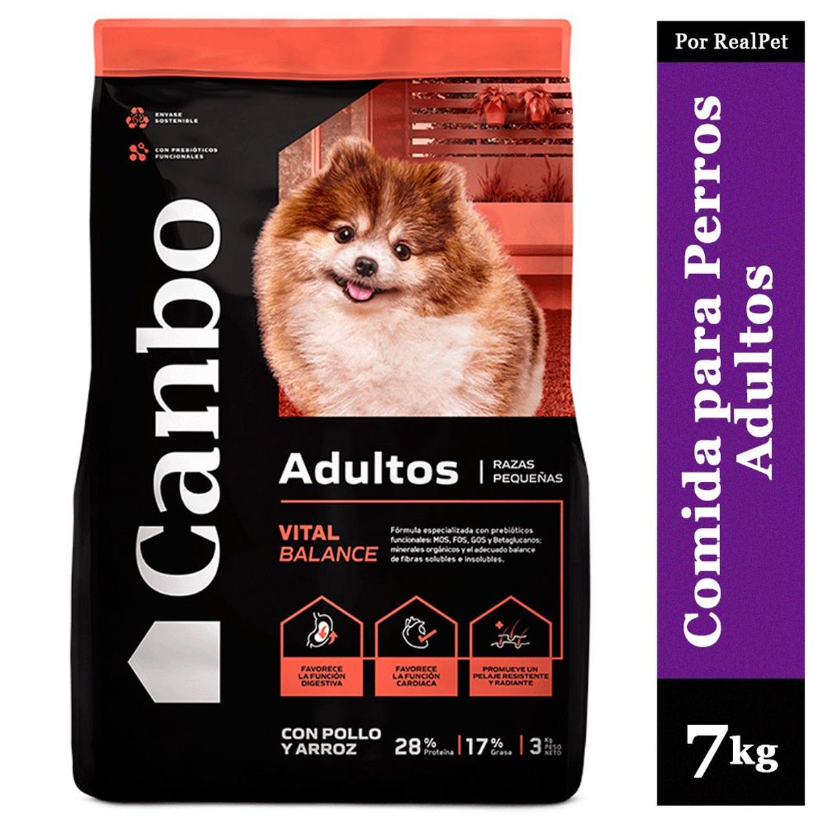 CANBO - Comida para Perro Adulto Pequeño Canbo Balance Pollo 7 kg