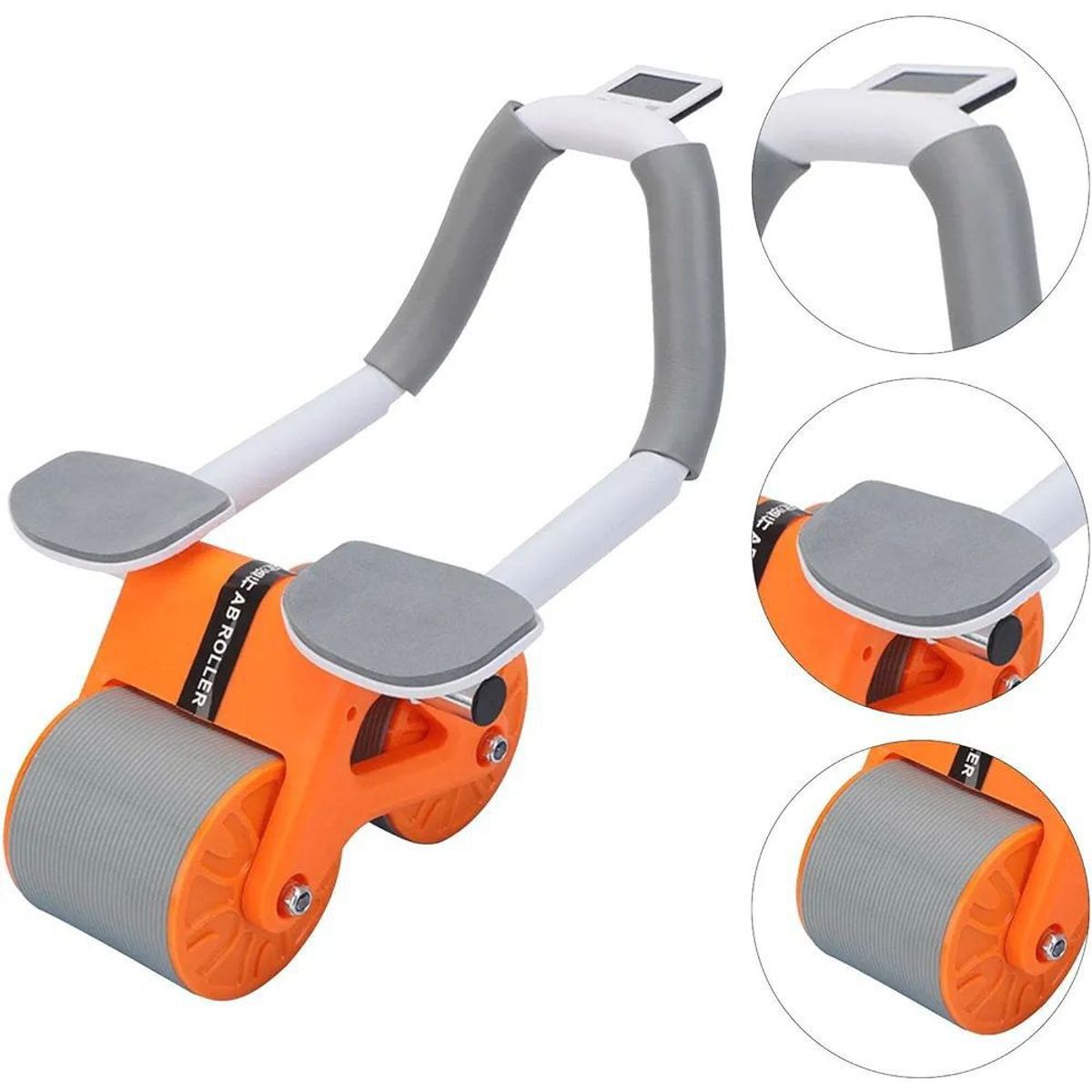 GENERICO - RODILLO FITNESS ABDOMINAL CON SOPORTE DE BRAZOS Y CONTADOR