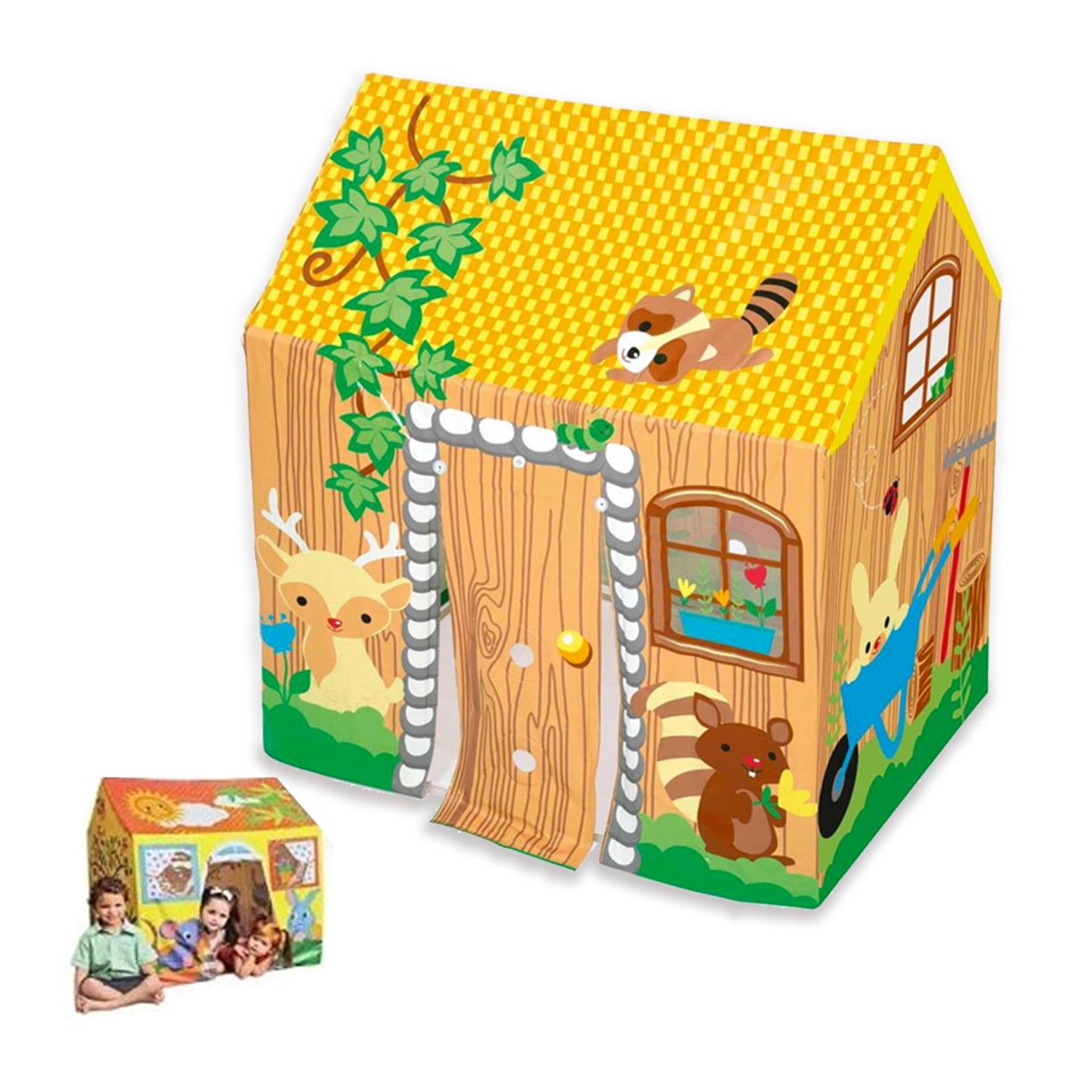 GENERICO - Casita Infantil modelo Selva Animal Armable