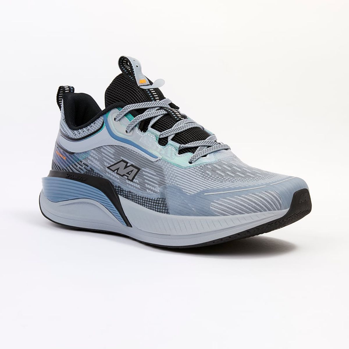 NEW ATHLETIC - ZAPATILLAS NEW ATHLETIC RUNNING SPOOM86 GRIS CON AZULINO PARA HOMBRE