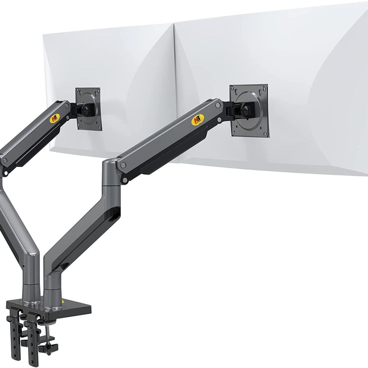 NB NORTH BAYOU - Rack Soporte Hidráulico para 2 Monitores NB G35 22" a 32"