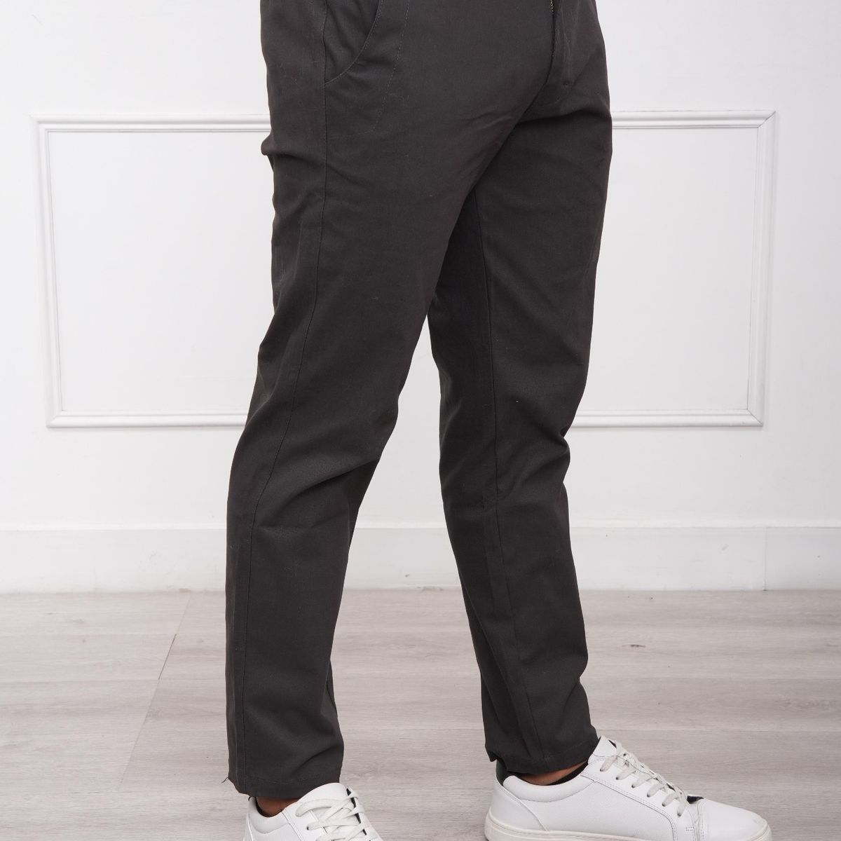 J JERAOUS - PANTALOM JERAOUS DRILL STRECH Gris