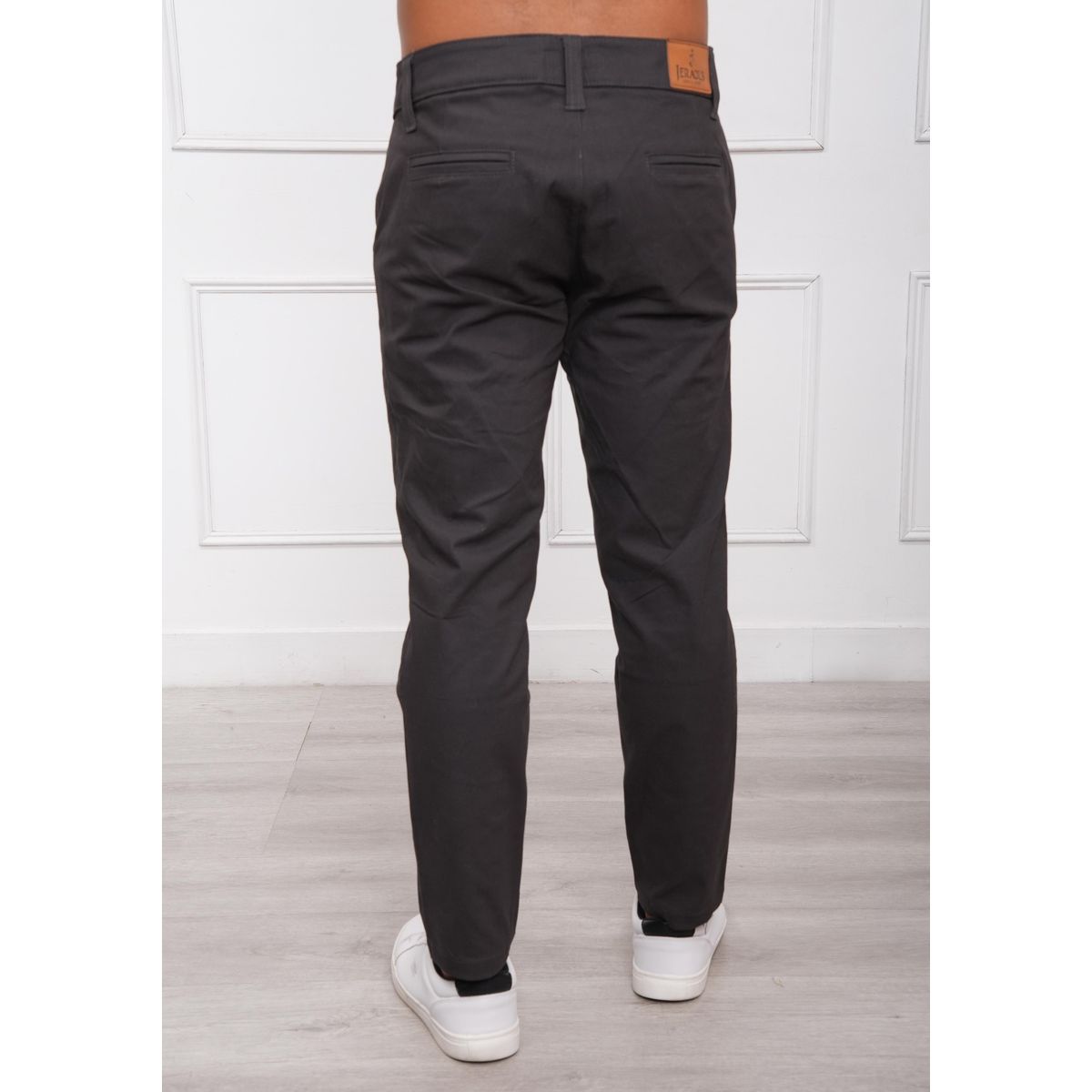 J JERAOUS - PANTALOM JERAOUS DRILL STRECH Gris