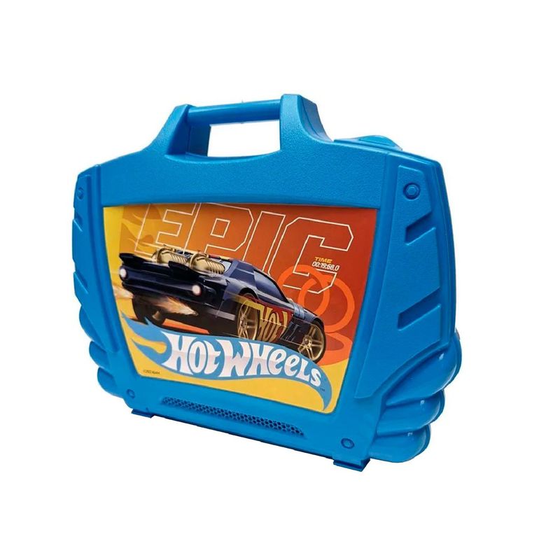 HOT WHEELS - HOT WHEELS Estuche para 15 Autos Azul