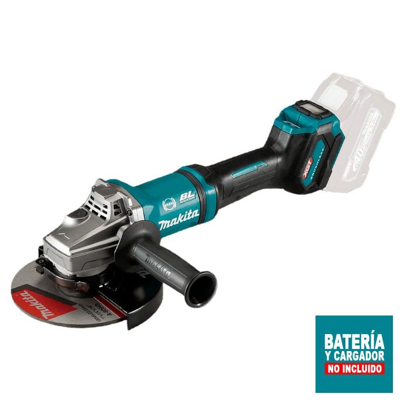 MAKITA - Esmeril Angular Makita 7 XGT 40V BL AWS AFT XPT Sin Batería