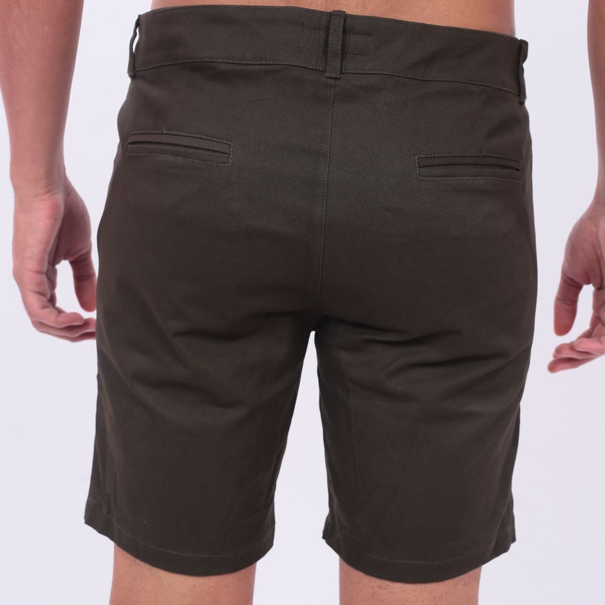 J JERAOUS - BERMUDA JERAOUS DRILL DE HOMBRE Verde Militar