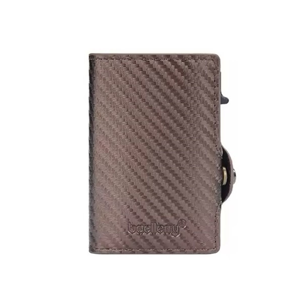 BAELLERRY - Billetera Baellerry Fibra Carbono Protección RFID Tarjetero en Caja