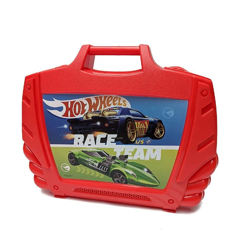 HOT WHEELS - HOT WHEELS Estuche para 15 Autos Rojo