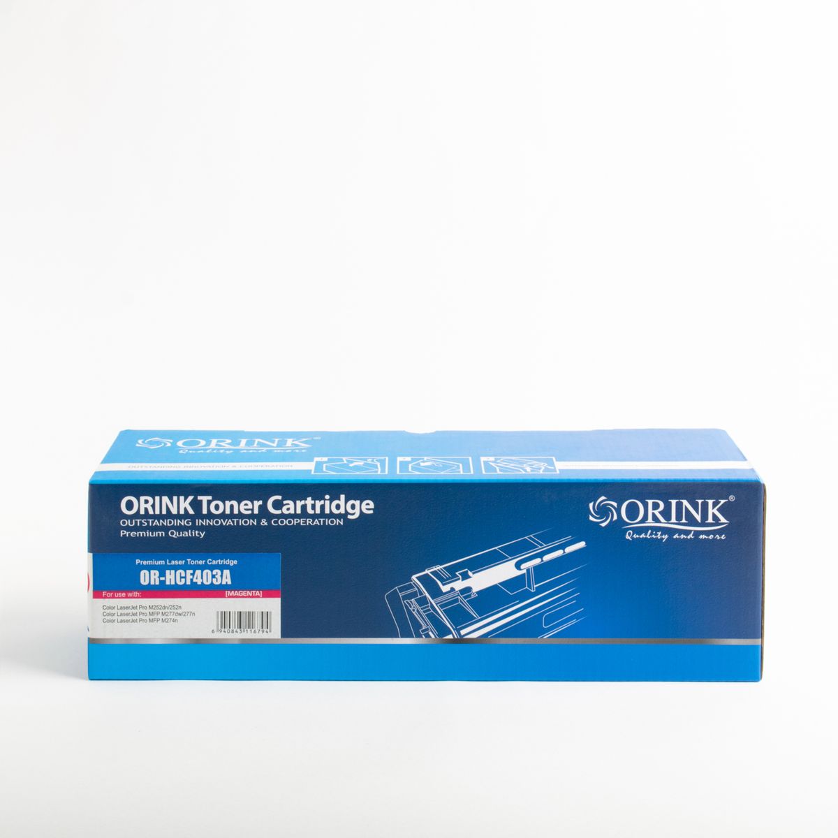 GENERICO - Tóner Compatible HCF 403A  Rojo Magenta