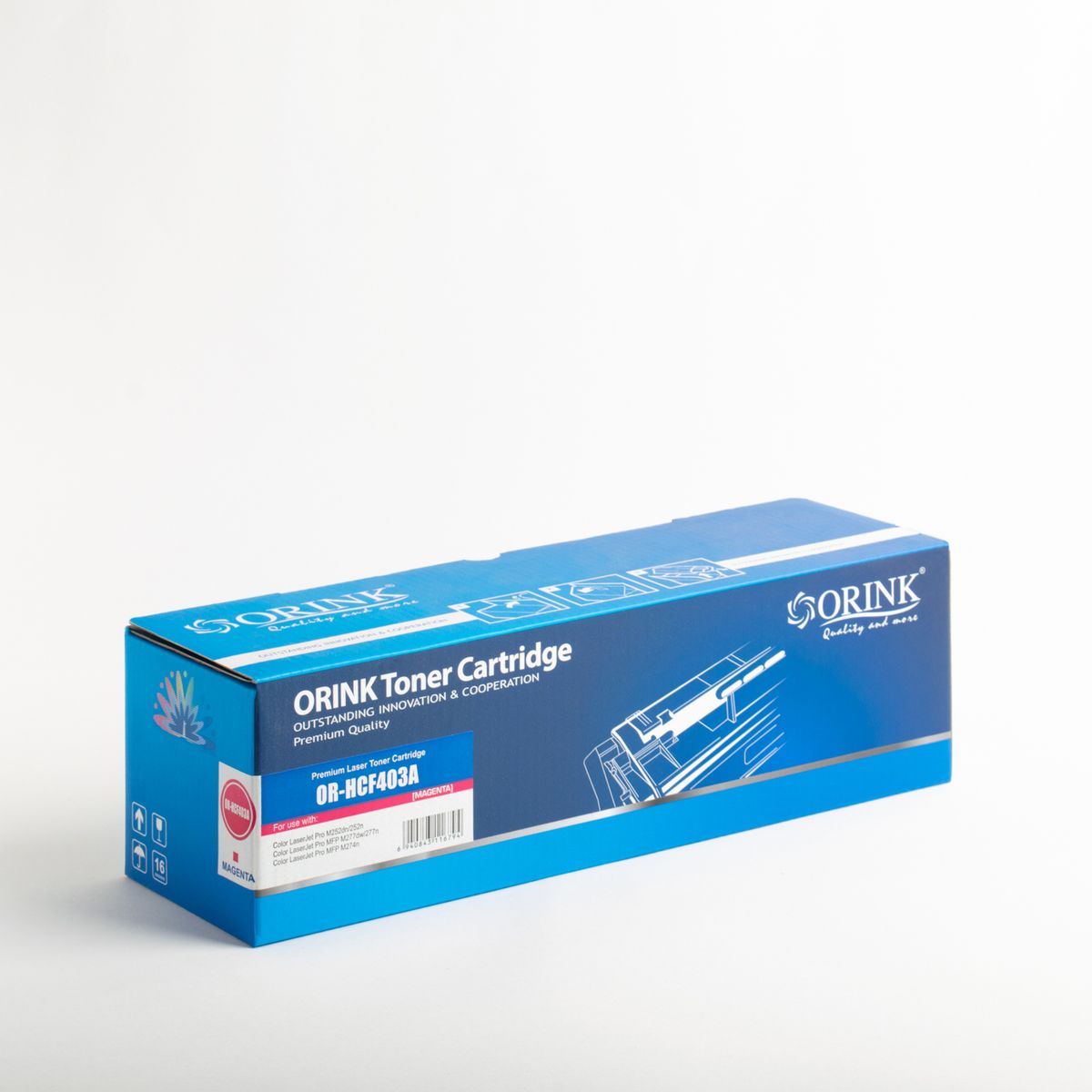 GENERICO - Tóner Compatible HCF 403A  Rojo Magenta