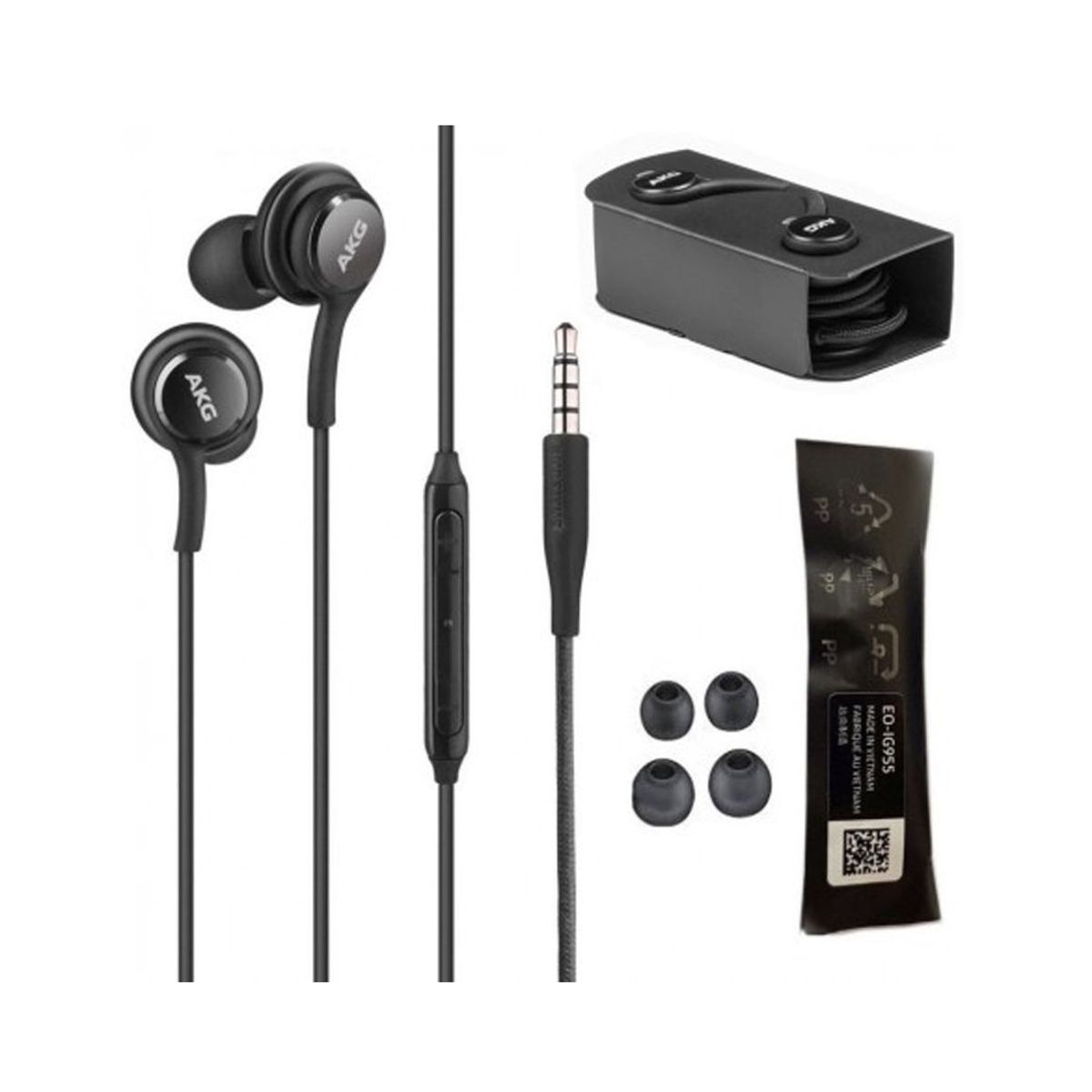 SAMSUNG - Audifonos Samsung AKG Jack Clavija para S10 - Negro