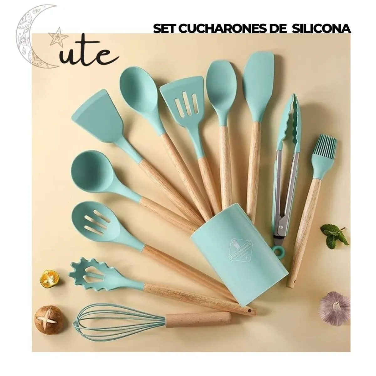 GENERICO - SET CUCHARONES DE SILICONA