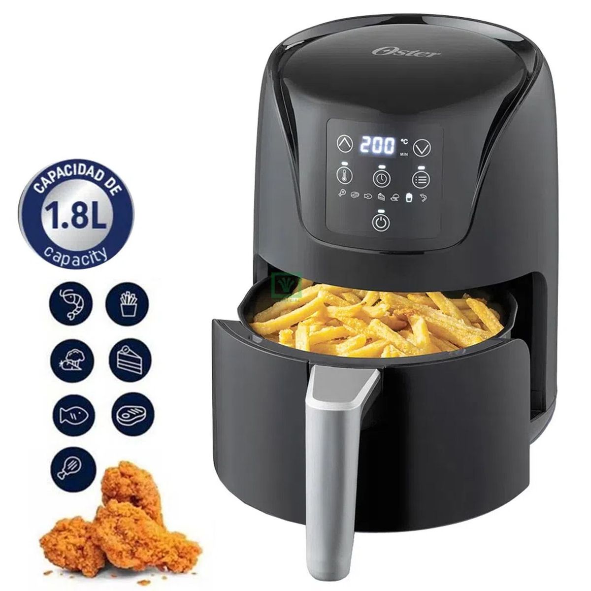 OSTER - Freidora de Aire Oster CKSTAF18DDF-053 Digital 18L - Negro