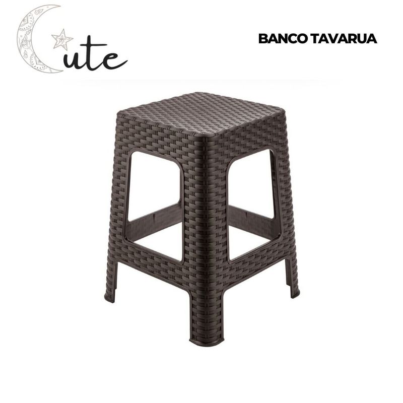 CUTE - BANCO TABARUA COLOR NEGRO