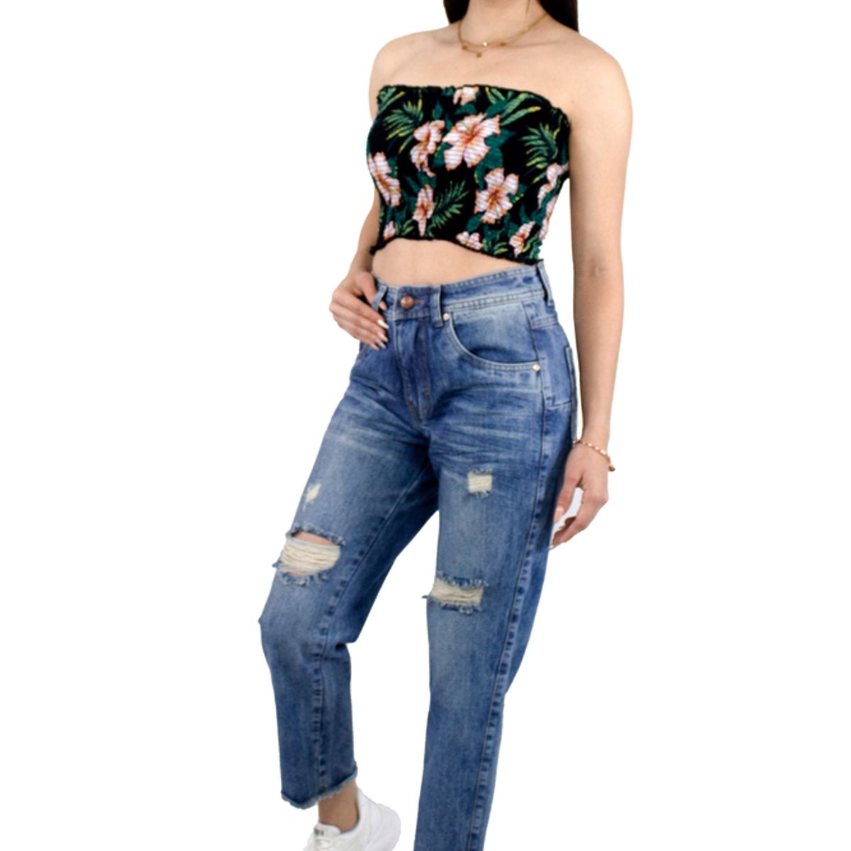 TANSY - PANTALON JEAN PARA MUJER - KIRBY TANSY - OLD BEIGE