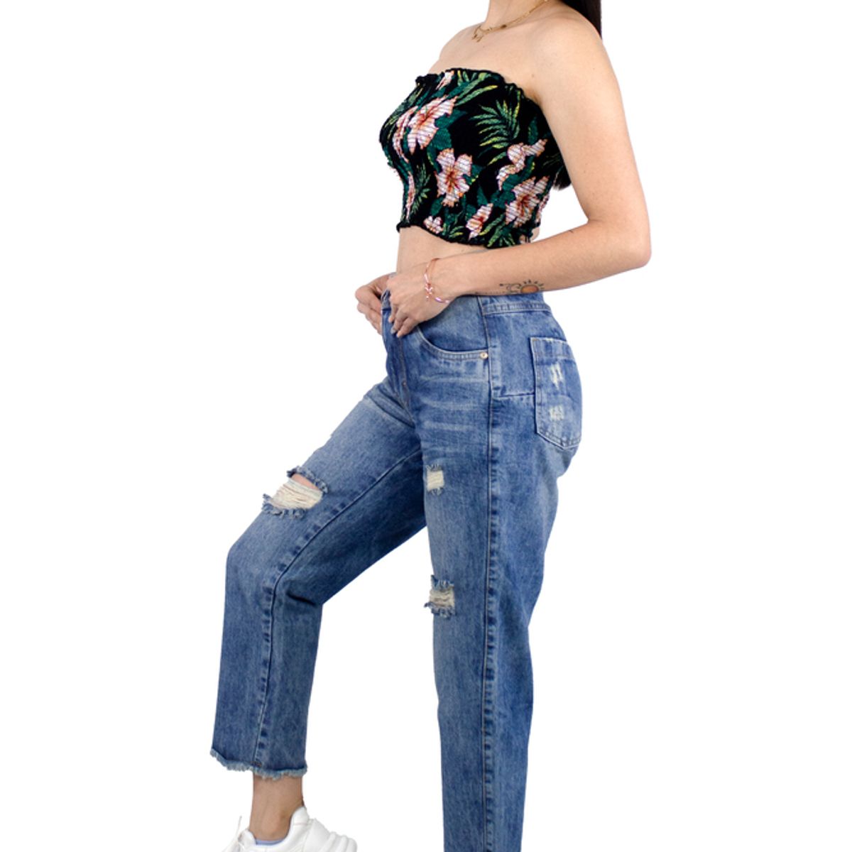 TANSY - PANTALON JEAN PARA MUJER - KIRBY TANSY - OLD BEIGE