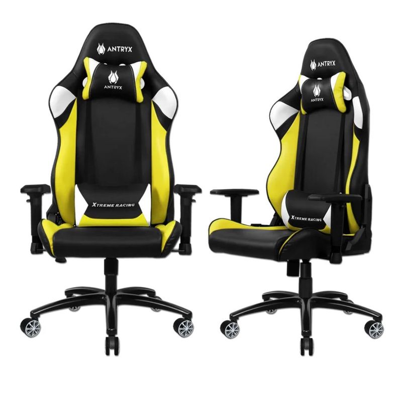 ANTRYX - SILLA GAMER ERGONOMICO ANTRYX XTREME RACING DAYTONAX AMARILLO AXR-5700.