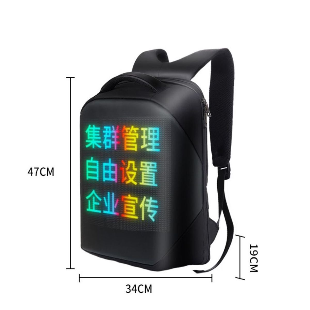 GENERICO - Mochila  Con Pantalla LED Tercera generacion
