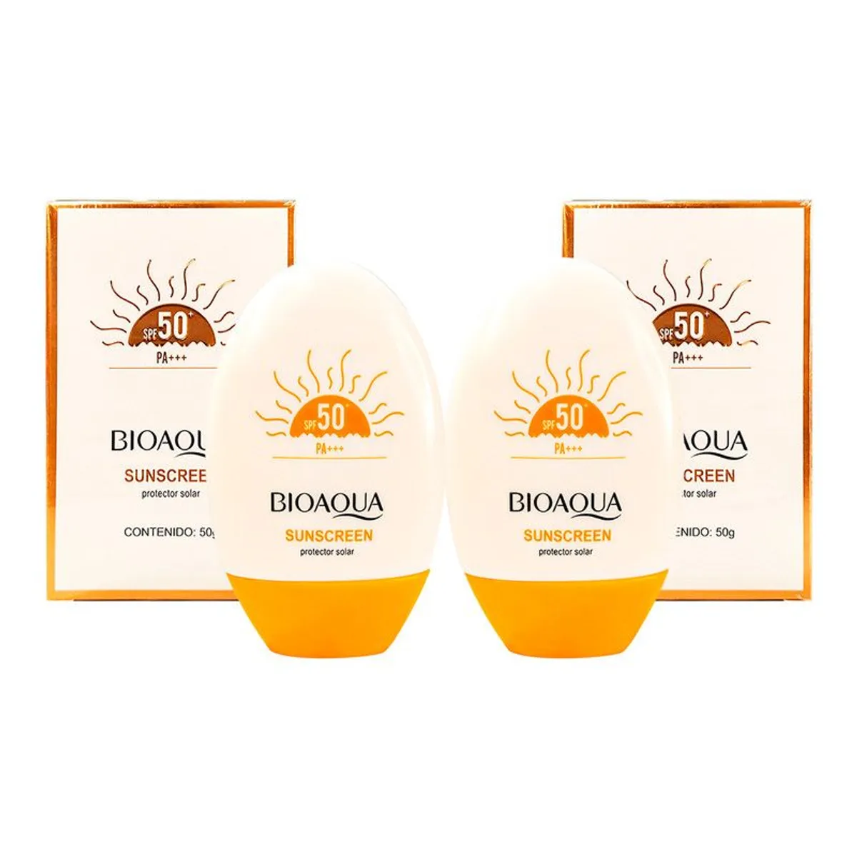 BIOAQUA - 2 Sunscreen Protector 50 Spf Pa+++ 50G - Bioaqua