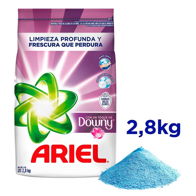 ARIEL - Detergente en Polvo Ariel Toque Downy  2.8Kg